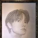 콩테연필초상화 이미지