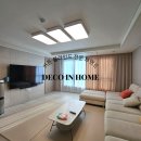 교방동128 | 부산 데코인홈 - 부산 온천 래미안포레스티지 아파트 추천, 고급스러운 거실을 위한 이중 커튼 스타일링