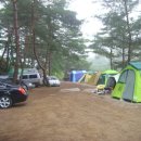 황토와 통나무 캠핑장 이미지