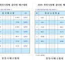2025 천안시장배 흥타령 생활체육배구대회 경기일정표 이미지