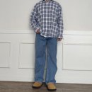 TARTAN HOUSE 타탄하우스 | TNGT 빈티지 시어서커 체크셔츠(Vintage Seersucker Check Shirt (Blue) TNSH6E107B2), 가볍게 걸치기...