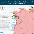 러시아 공세 캠페인 평가, 2023년 7월 5일(우크라이나 전황) 이미지