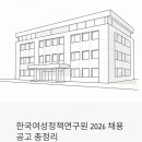지식인력개발형태 | 한국여성정책연구원 2026 채용 공고 총정리 | 연봉·고용형태·복지 솔직하게 파헤쳐봤습니다