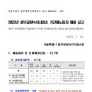 2022년 중부공원녹지사업소 기간제노동자 채용 공고 이미지