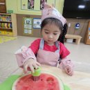 🎈알찬반 🍉오감놀이:)수박화채 이미지