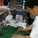 깨끗한 옷 세탁소 신발 이미지