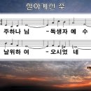 [PPT 악보] 살아계신 주(주하나님 독생자 예수) PPT악보&가사 이미지