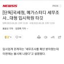 메가스터디 기습 세무조사 이미지