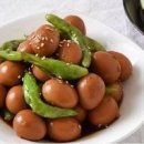 꽈리고추 메추리알장조림 만들기 감칠맛 살린 메추리알 조림 요리 이미지