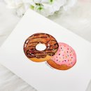 수채화로 그리는 디저트 이미지