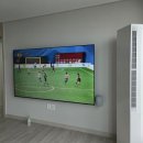 만수동 청울림 아파트 85인치 벽걸이티비설치 선매립 AI 스피커 지니까지 깔끔 시공 후기