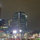 서울역 앞 야경 이미지
