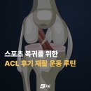 동일로(동측) | 역삼피티 스포츠복귀를 위한 ACL 후기 재활 운동