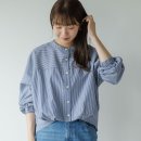 국제와이드칼라 | [세일] 앞 주름 밴드칼라 셔츠 (4컬러)