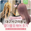 후헤어 - 양산시 평산로 90 | 대구서구미용실 엘더블유헤어 탈색 후 애쉬핑크 염색 후기
