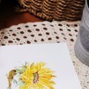 가을하늘 닮은 캘리그라피 이미지