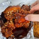 비비큐치킨구리역점 | [BBQ] 핫크리스피 반 양념 반 내돈내산 맵기 후기