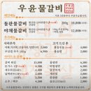 우윤물갈비 네이버블로그