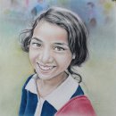 콩테연필초상화 이미지