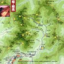 일본 북알프스 야리종주 지도 등 이미지