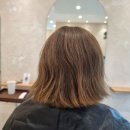 미루아르 | 남양주미용실 미루아르 헤어 지영실장님께 받은 차분한 애쉬브라운 전체염색과 세련된 테슬컷 후기