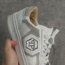 오금숲어린이집 | 필립플레인 스니커즈 수선 l 옆 가죽 터짐, 원단 보강 및 재봉 수선사례