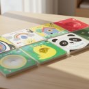 두뇌발달 촉감놀이 꼼지락(12~30개월) | 별똥별 퐁퐁퐁 돌아기책 보드북 그림책 9권세트