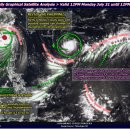 [보라카이환율/드보라] 8월1일 보라카이 환율과 날씨 위성사진 및 바람 상황 이미지