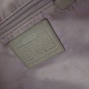 더올레 | 코치 그레이 레더 토트백 사용 후기 미니멀 감성 올레더 가방