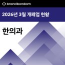 군산현대의원 | 2026년 3월 전국 한의원 개업 폐업 현황 (개원 및 폐원, 개폐업, 개폐원)