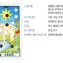 메이저 카드 17번 The Star카드입니다 이미지