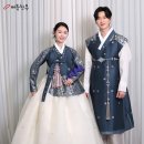 한복옷깃 이미지