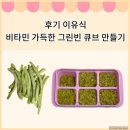 후기 이유식 그린빈 큐브 만들기