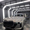 다이아몬드빌딩 | BMW 740i 옥사이드 그레이 크롬죽이기 시공, 김해 랩핑