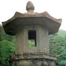 남원 실상사 백장암 석등 이미지