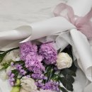 둔산싱싱튼튼의원 | 대전둔산동꽃집 대전 플로스유화에서 보라색 꽃다발 맞추고 온 후기