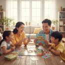 가족과 함께 리딩보드게임 이미지