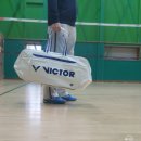 빅터 (VICTOR) 배드민턴 가방 BR5618 화이트 사용후기, 가성비 좋은 중형 숄더백