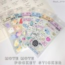 P-7407 | 모트모트 포켓스티커 실제 사용 후기 [다이어리/스터디 플래너/다꾸/MBTI/모트모트]