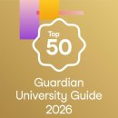 INTI's partner-Herts ranked Top 50 in the UK in the 2026 Guardian Uni. Guid 이미지