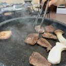 도서관 마당에서 가을 숲 캠핑 이미지