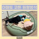강아지방석 추천 아페토 도넛 코튼쿠션 후기
