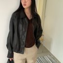 플레인페이크레더자켓 이미지