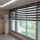 홈앤창 | 옥천 홈앤창 거실 콤비블라인드 설치후기