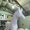 말조형물(동상) 이미지