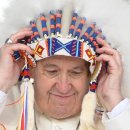 교황 “많은 그리스도인이 저지른 악에 대해 원주민들에게 겸허히 용서를 구합니다” 이미지