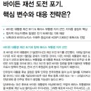 바이든 재선 도전 포기. 핵심 변수와 대응 전략은? 이미지