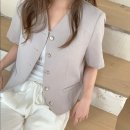 주크버튼포인트반팔자켓 이미지