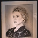 콩테연필초상화 이미지