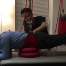 sling exercise (red cord exercsies) at core station physical therapy 이미지
